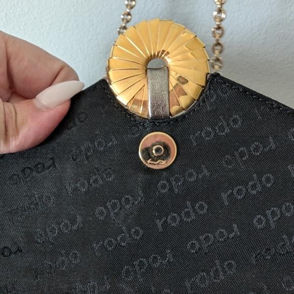 Vintage 1970s Rodo Italy crossbody A1-1016 - Picture 4 of 5